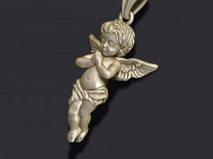 Baby angel pendant Modelo de Impressão 3D