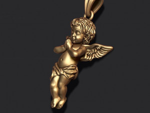 Baby angel pendant Modelo de Impressão 3D