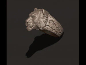 Lioness ring 3D Print Model