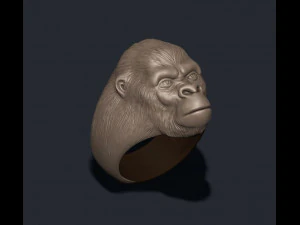 Gorilla ring 3D Print Model