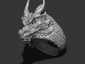 Dragon ring Modello di stampa 3D