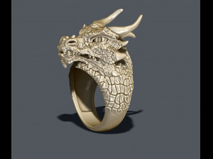 Dragon ring Modello di stampa 3D