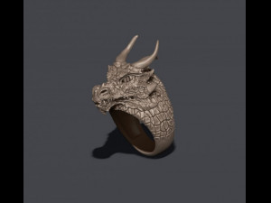 Dragon ring Modello di stampa 3D