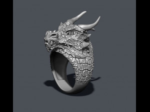 Dragon ring Modello di stampa 3D