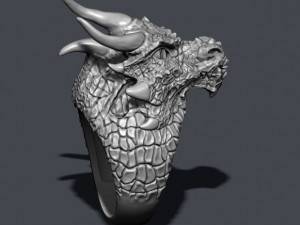 Dragon ring Modello di stampa 3D