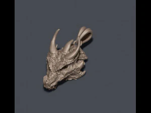 Dragon pendant 3D Print Model
