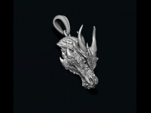 Dragon pendant 3D Baskı Modeli