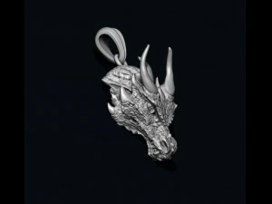 Dragon pendant 3D Print Model