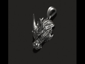 Dragon pendant 3D Baskı Modeli