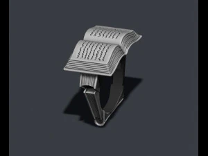 Book ring 3D Print Model