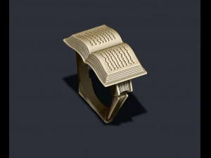 Book ring 3D Print Model