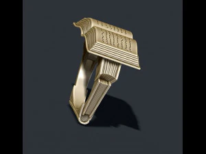 Book ring 3D Print Model