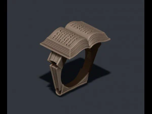 Book ring 3D Print Model