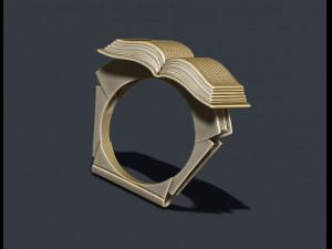Book ring 3D 打印模型