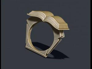 Book ring 3D Print Model
