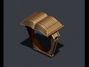 Book ring 3D प्रिंट मॉडल