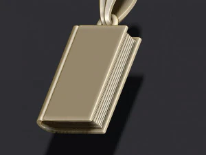 Book pendant 3D Print Model