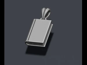 Book pendant 3D Print Model
