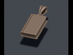 Book pendant Modelo de Impressão 3D