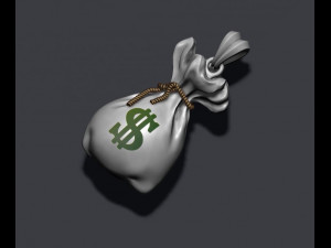Money bag pendant 3D 打印模型