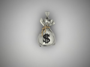 Money bag pendant 3D 打印模型