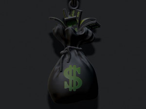 Money bag pendant 3D 打印模型