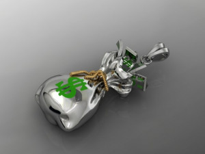 Money bag pendant 3D 打印模型