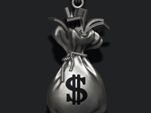 Money bag pendant 3D 打印模型