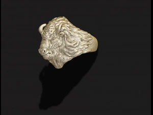 Buffalo ring 3D Print Model