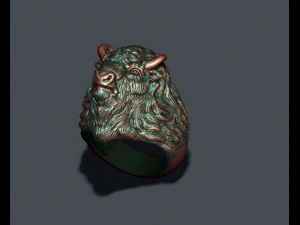 Buffalo ring 3D Print Model