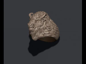 Buffalo ring 3D Print Model