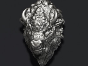 Buffalo pendant 3D 打印模型