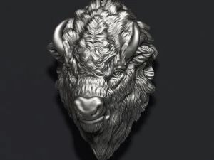 Buffalo pendant 3D Print Model