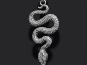 Snake pendant 3D-Druckmodell