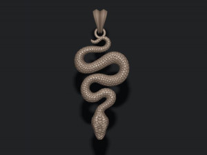 Snake pendant 3D-Druckmodell