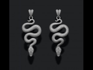 Snake pendant 3D-Druckmodell