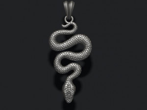 Snake pendant 3D-Druckmodell