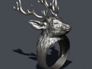 Deer ring Modèles 3D en vedette