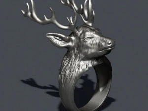 Deer ring 3D Print Model