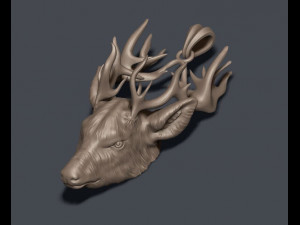 Deer pendant Modelo de impresión 3D