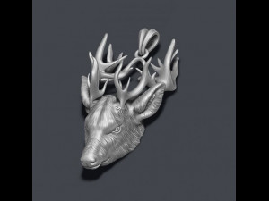 Deer pendant Modelo de impresión 3D