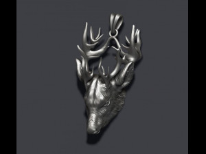 Deer pendant Modelo de impresión 3D