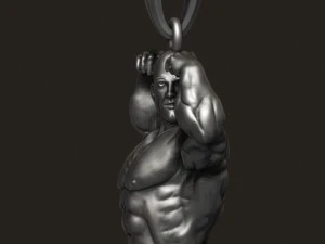 Bodybuilder pendant 3D Print Model