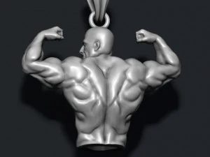 Bodybuilder pendant 3D Print Model