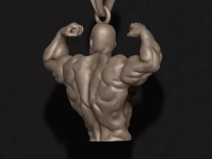 Bodybuilder pendant 3D Print Model