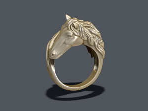 Horse ring 3D Print Model