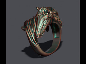 Horse ring 3D Print Model