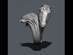 Horse ring 3D Print Model