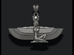 Isis pendant 3D Baskı Modeli
