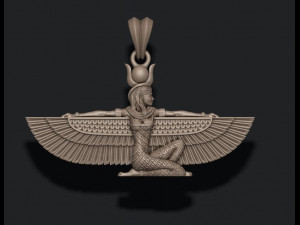 Isis pendant 3D Baskı Modeli
